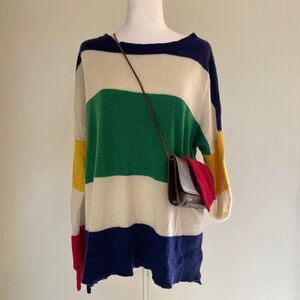 Hudson's Bay Stripes - Soft Wool & Cashmere Blend - Women's Sweater (M)